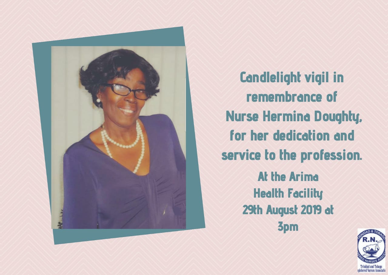 Candlelight Vigil Nurse Hermina Doughty
