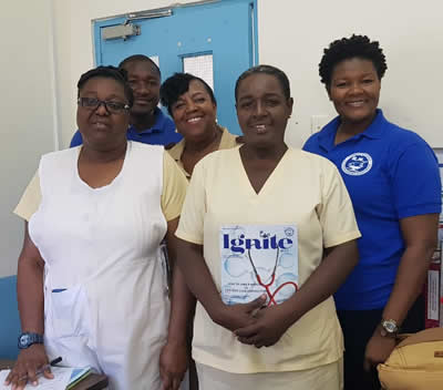 Visit to Point Fortin Hospital and Cedros Health Facility